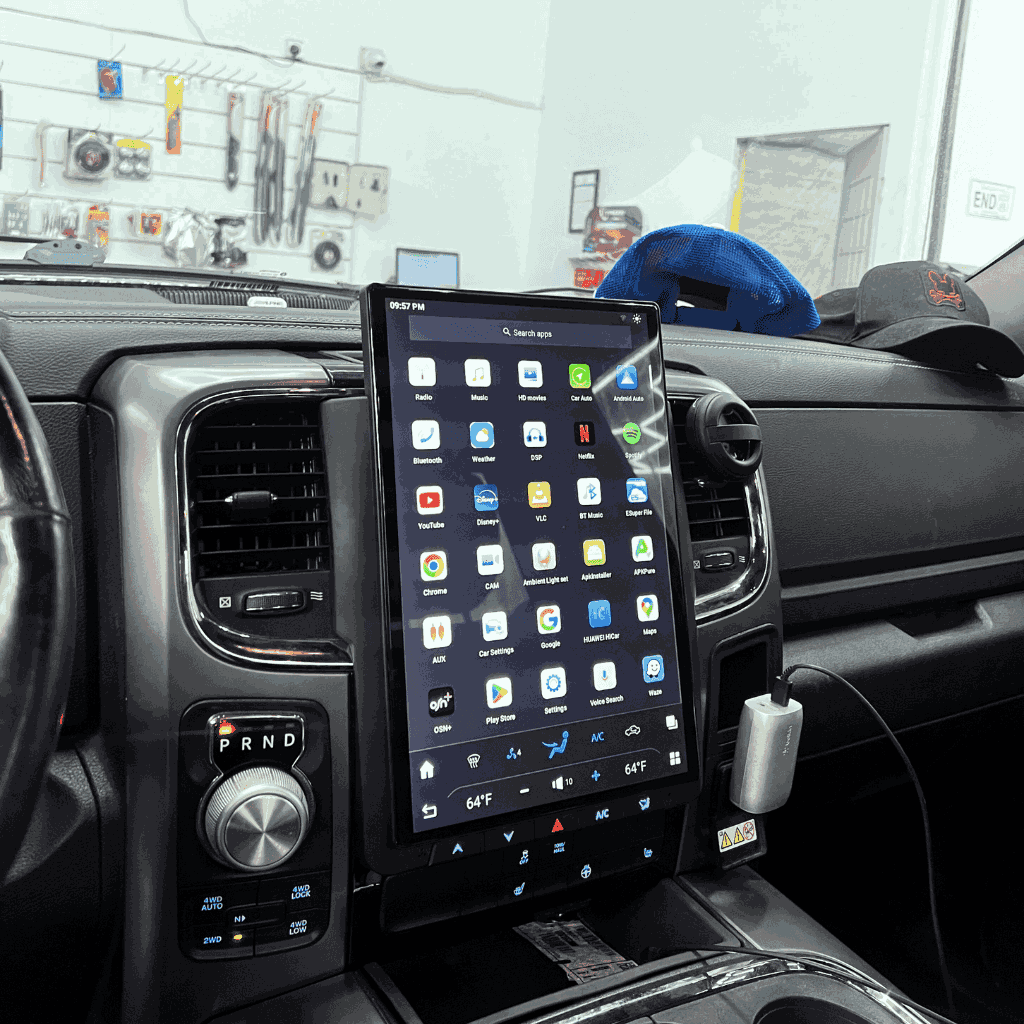 car android screen installation
